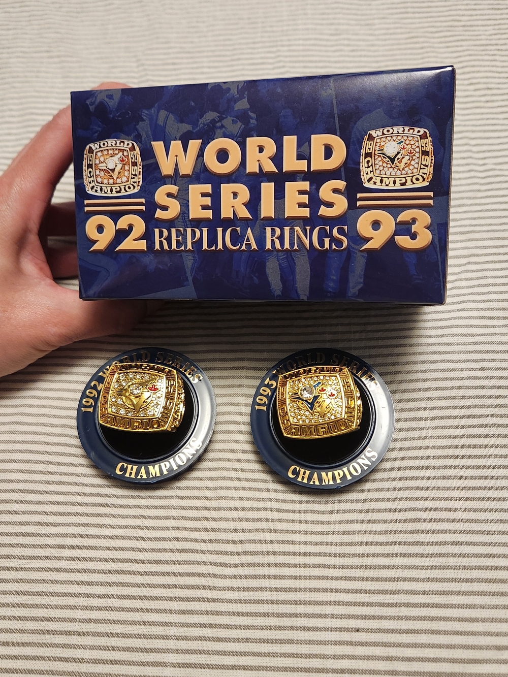 Blus Jays World Series 1992-1993 Replica Rings Set